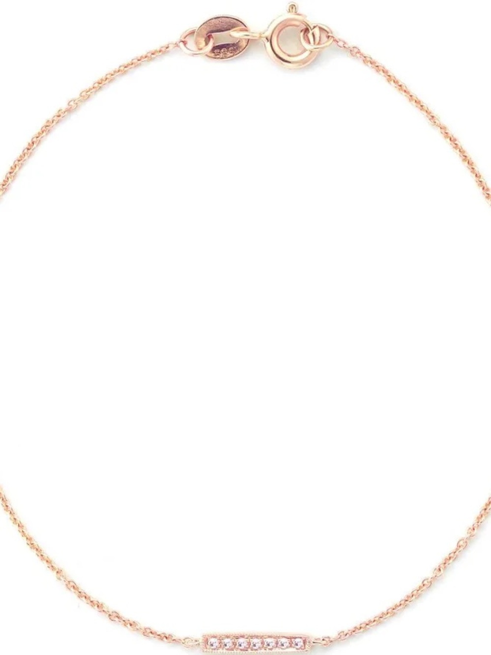 Dana Rebecca Sylvie Rose 14K Rose Gold Station Bracelet - Picture 2 of 2